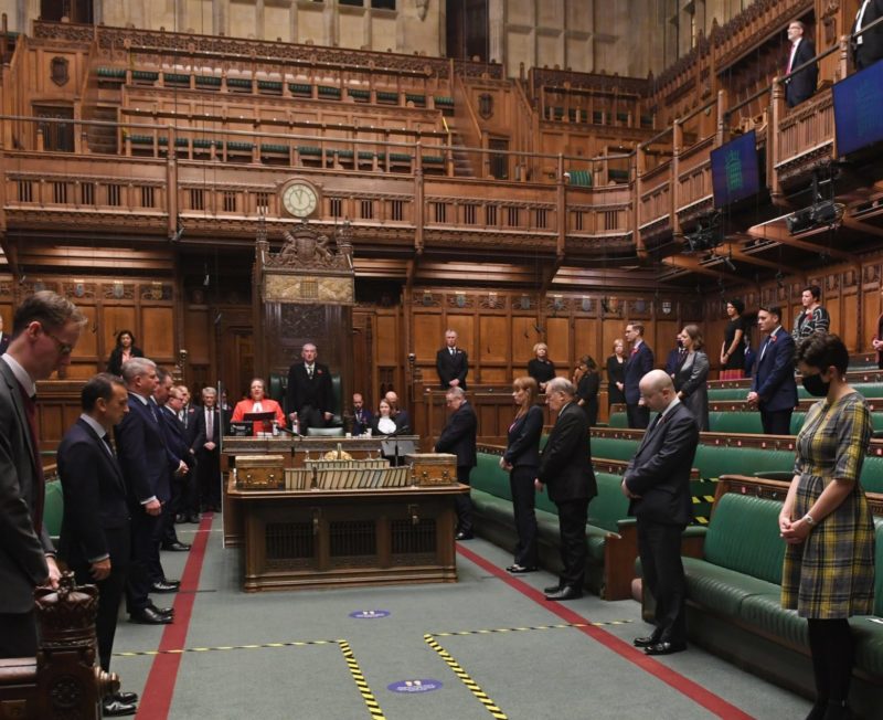 Joining my colleagues in observing the Remembrance Day 2-minute silence in the Chamber of the House of Commons 