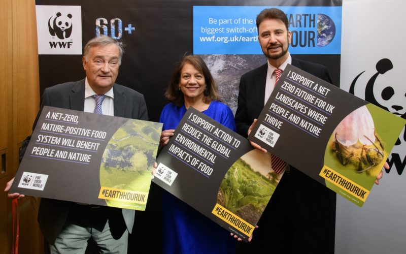  With my Labour colleagues Valerie Vaz and Afzal Khan supporting WWF’s Earth Hour
